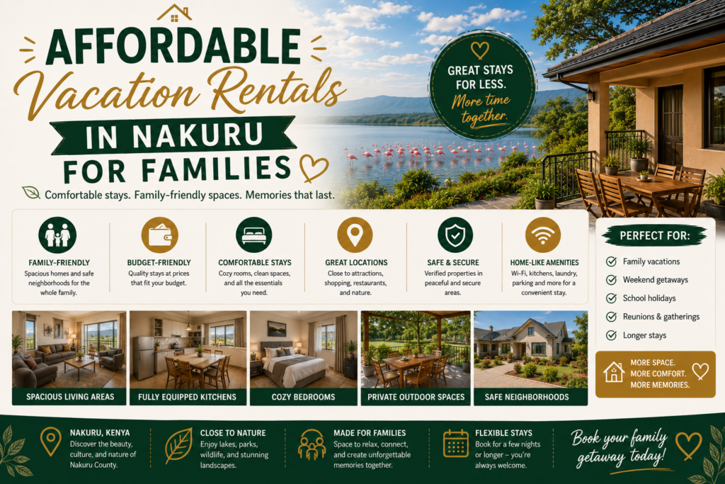 Affordable Vacation Rentals in Nakuru for Families