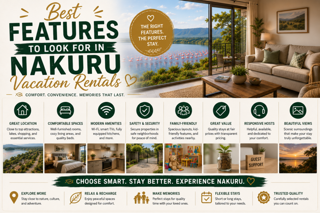 Best Features to Look for in Nakuru Vacation Rentals