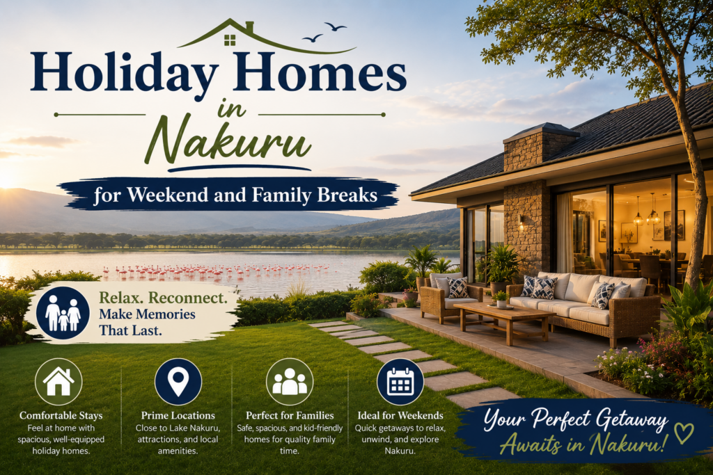 Holiday Homes in Nakuru for Weekend and Family Breaks