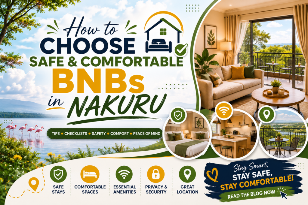 How to Choose Safe and Comfortable BNBs in Nakuru