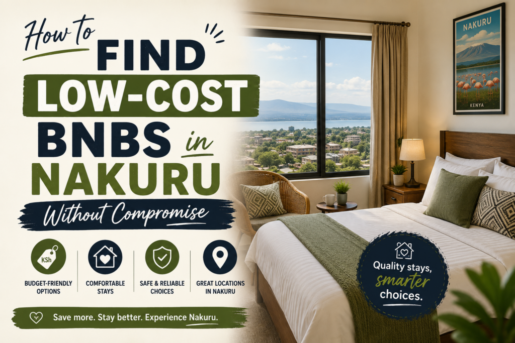 How to Find Low-Cost BNBs in Nakuru Without Compromise