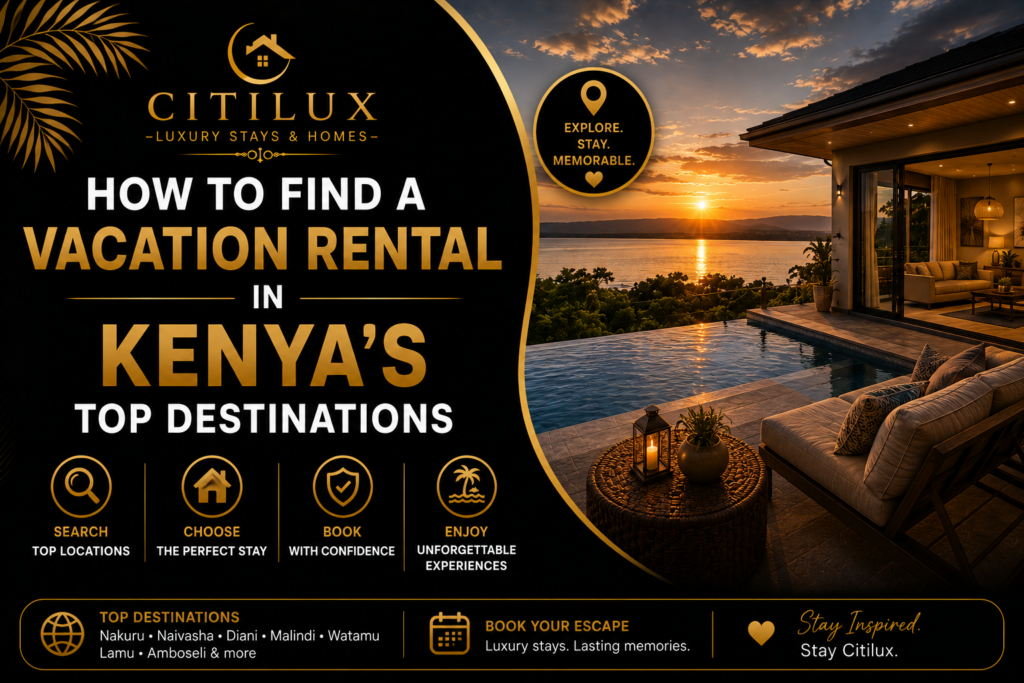 How to Find a Vacation Rental in Kenya’s Top Destinations